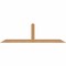 Ekena Millwork Portland Smooth Timber Gable Bracket, Western Red Cedar, 72"W x 21"H x 3 1/2"D x 3 1/2"F, 7/12 Pitch GBW072X21X0404POR00SWR - alternate 1